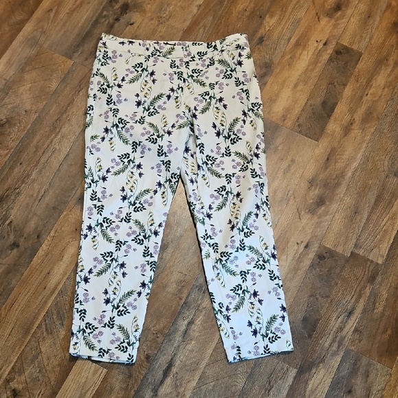 👖Liz Claiborne Floral Print Pants - Emma Style - Picture 1 of 8